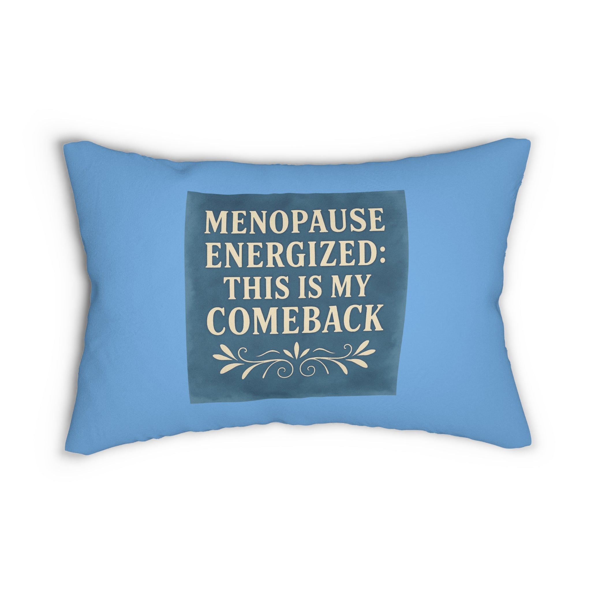 Spun Polyester Lumbar Pillow