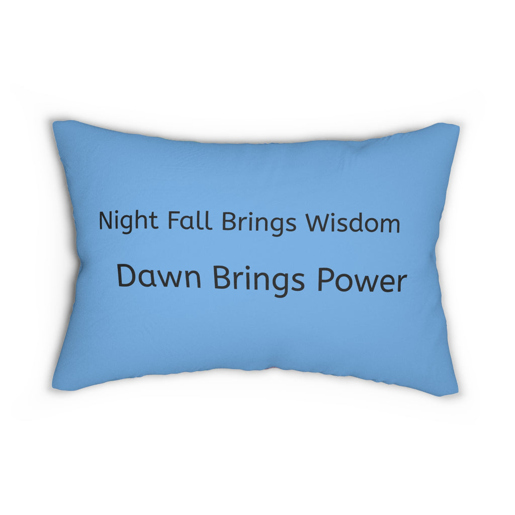 Spun Polyester Lumbar Pillow